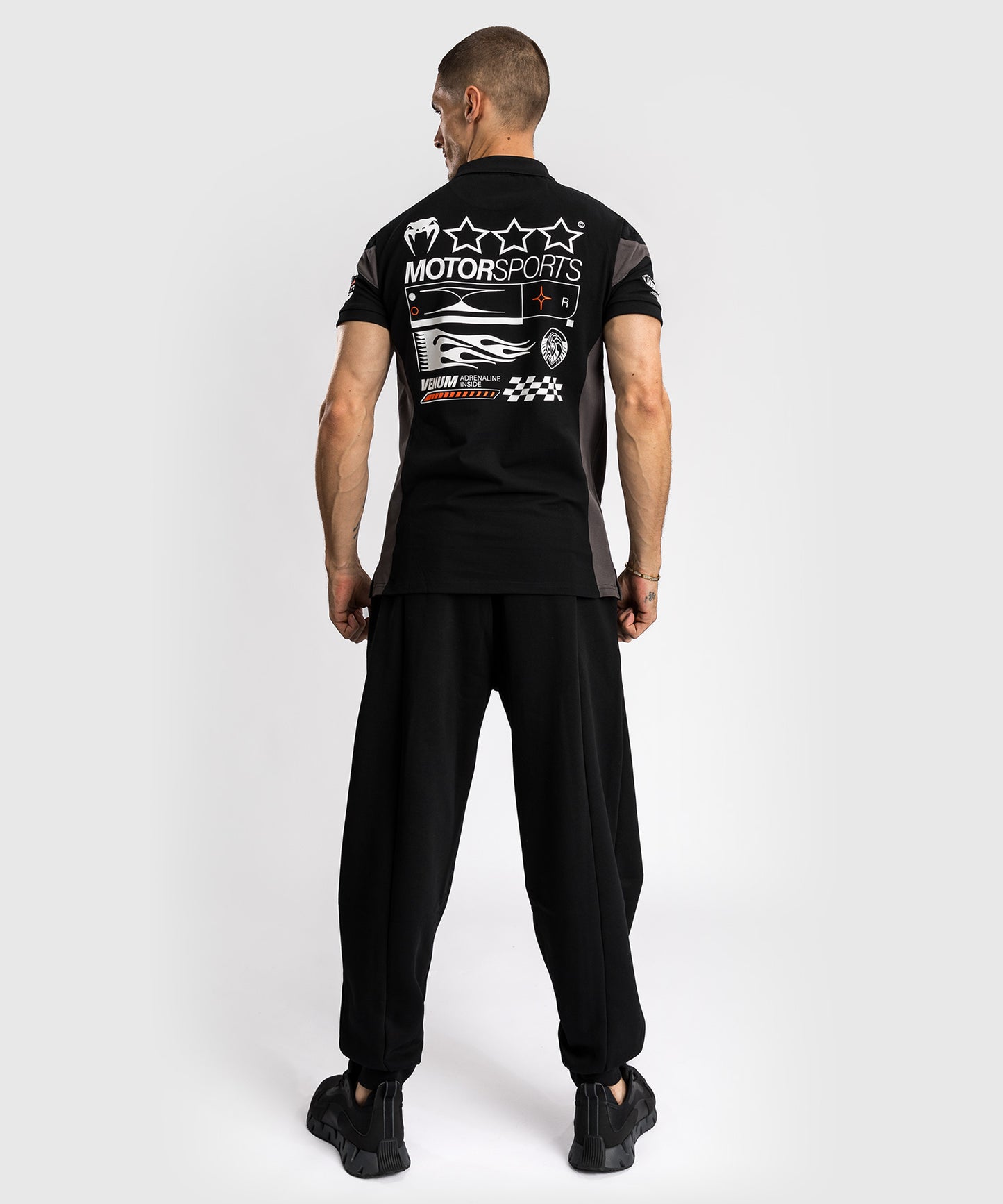 Polo en Coton Venum Motorsport - Noir Profond