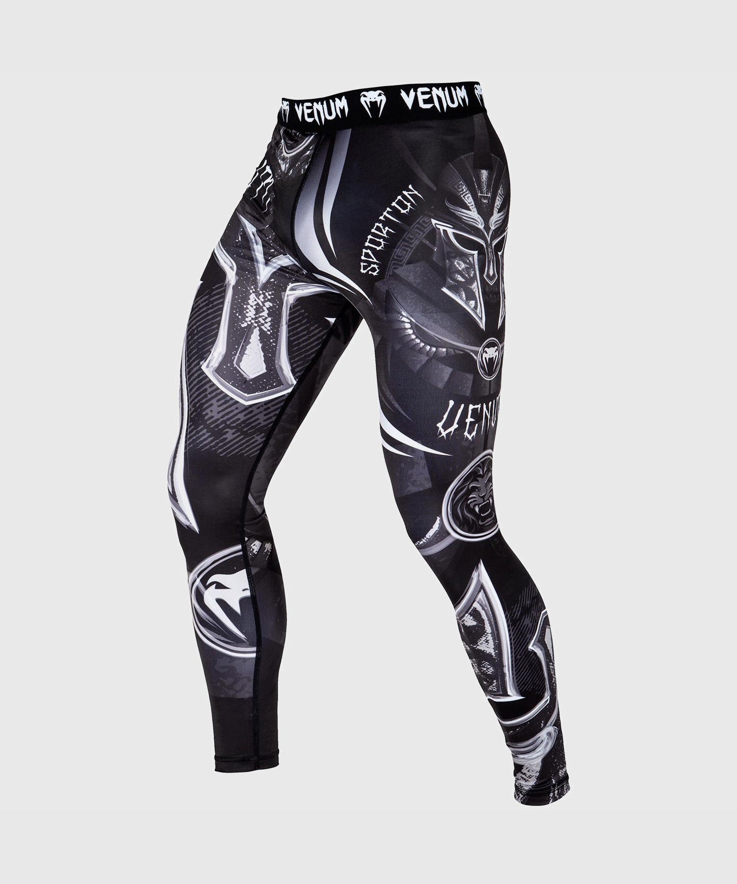 Venum Gladiator 3.0 Kompressionshose - Schwarz/Weiß
