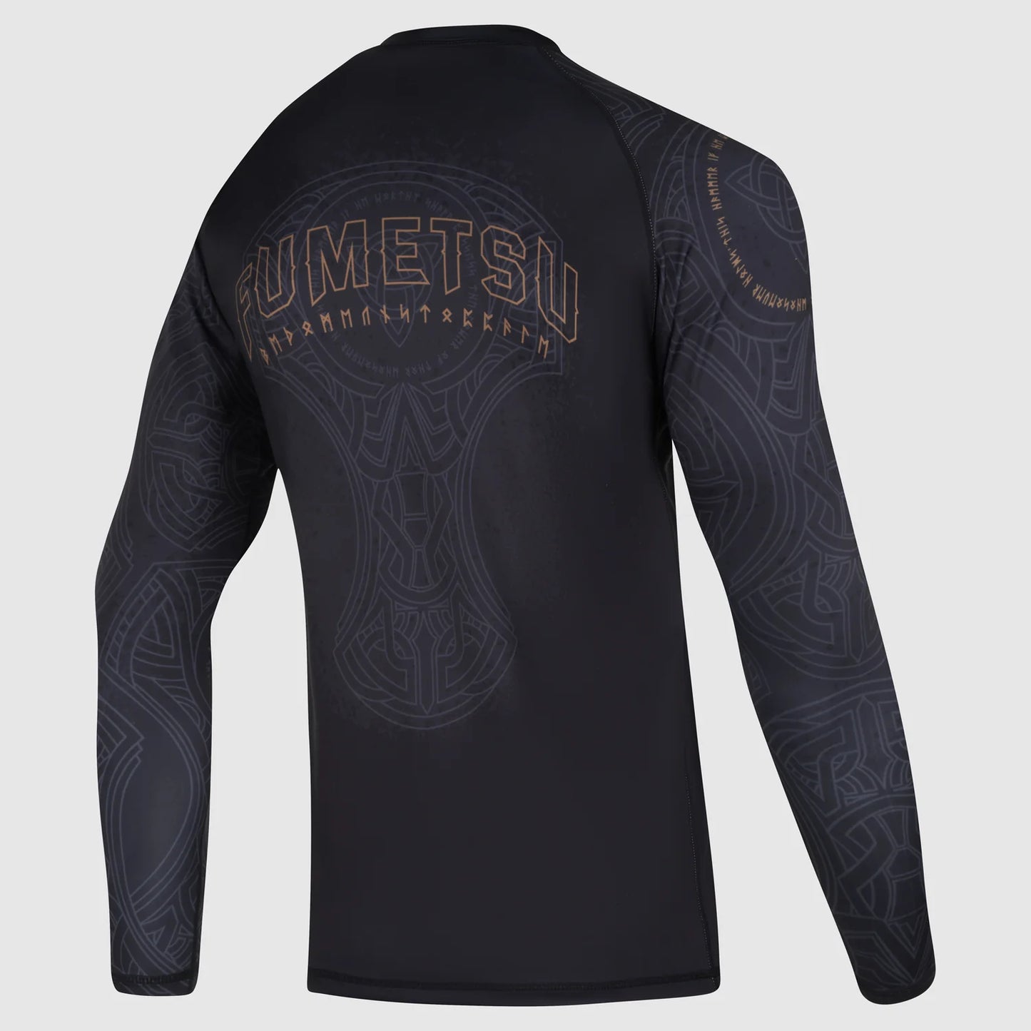 Fumetsu Mjolnir Rashguard de Manga Larga - Negro/Bronce