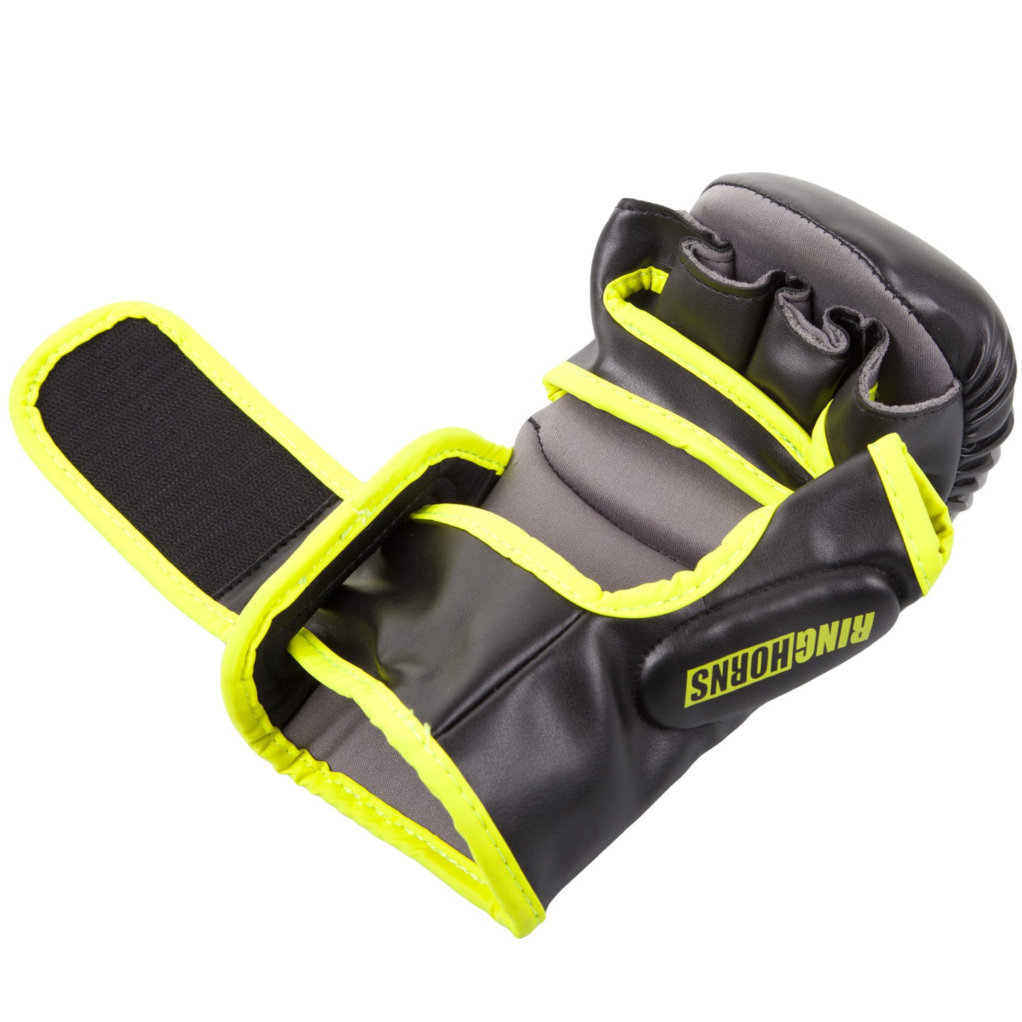 Ringhorns Charger Sparring-Handschuhe - Schwarz/Fluogelb