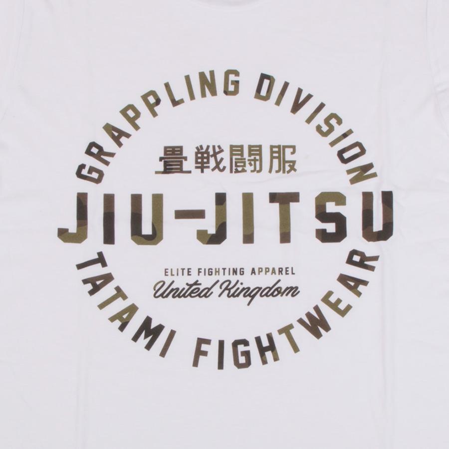 Tatami Official Jiu-Jitsu Camo T-Shirt - Weiß