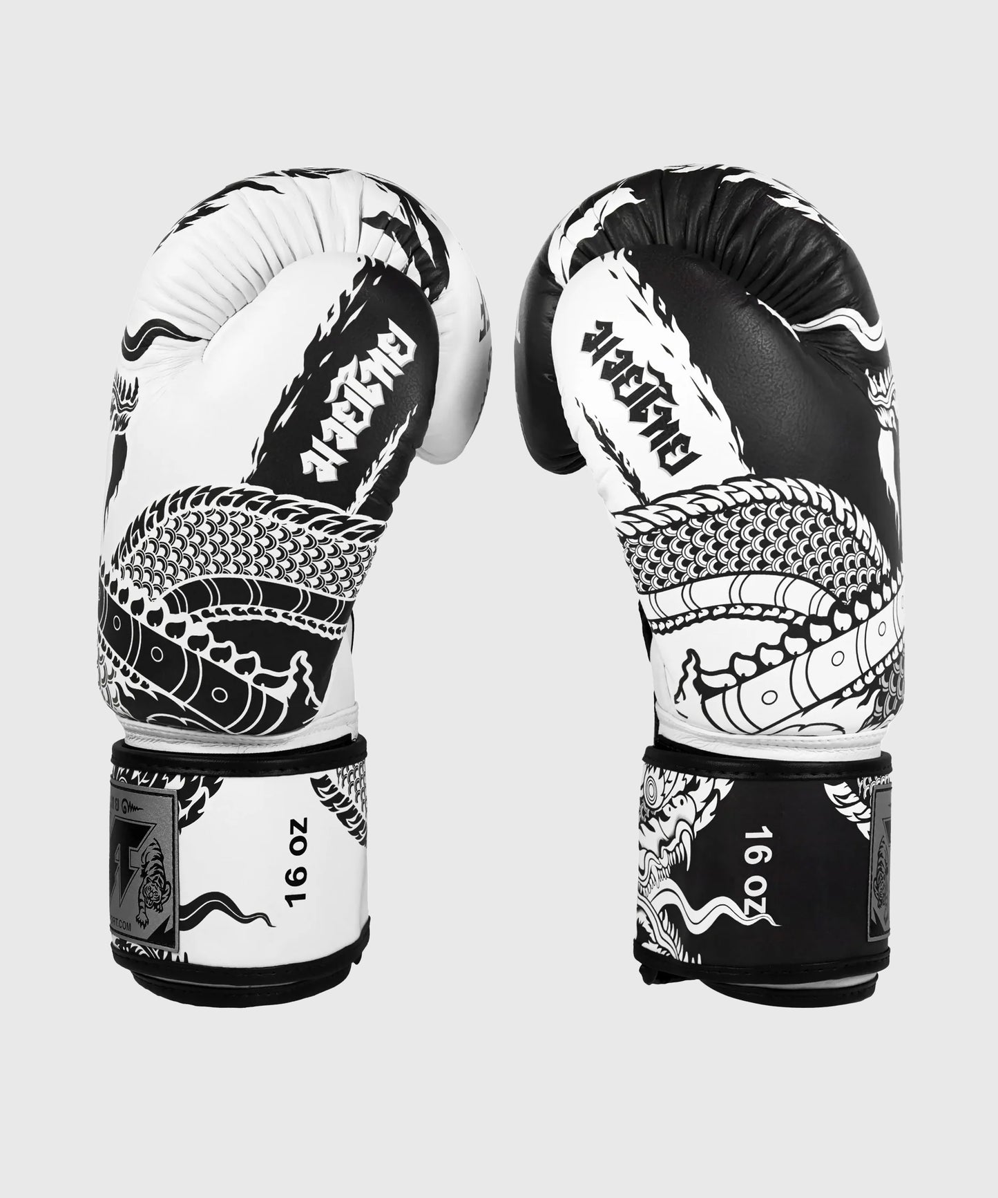 Tuff Naga Boxhandschuhe - Weiß/Schwarz