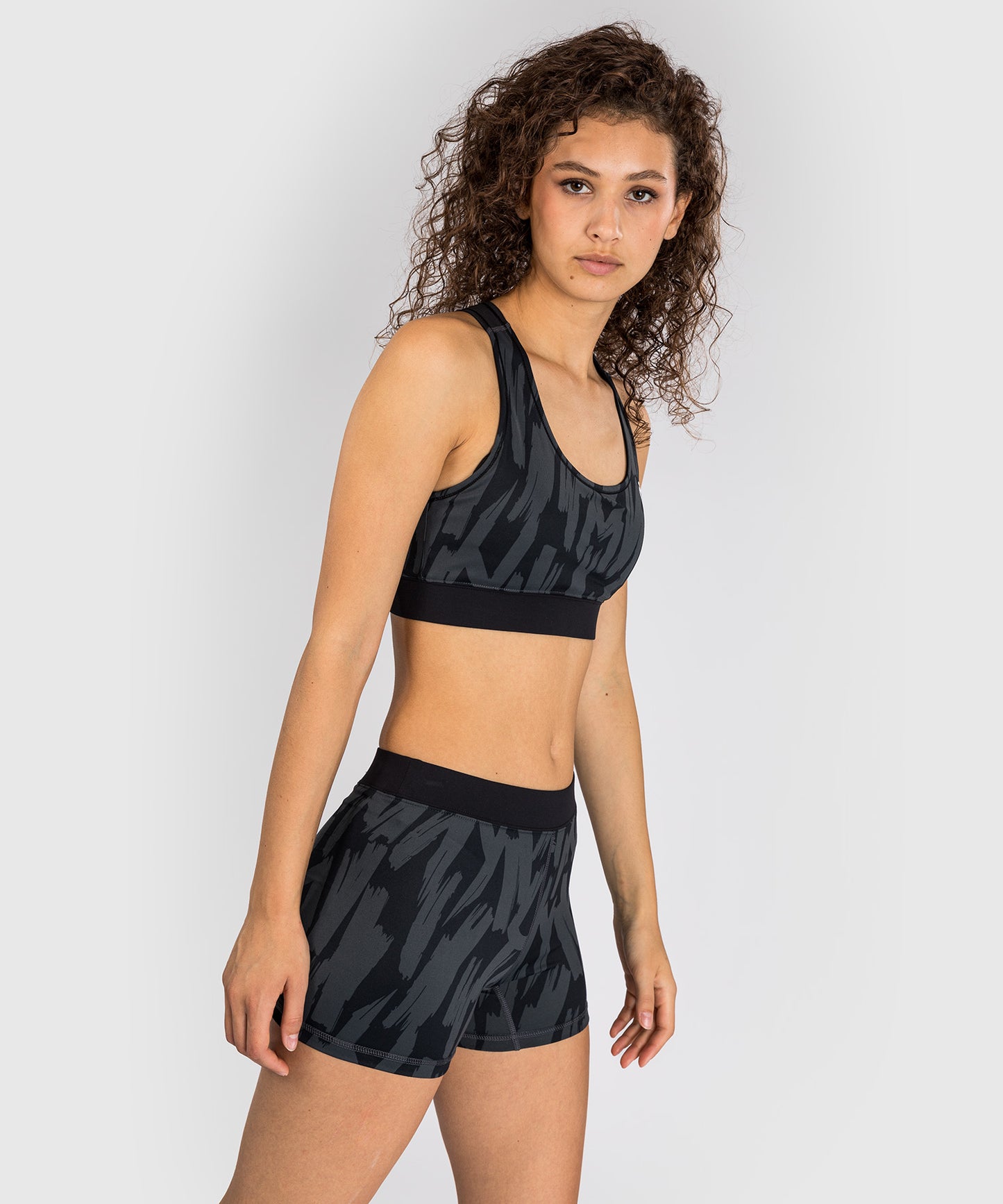 Venum Graffiti Frauen Kompressionsshorts - Urban Kohle