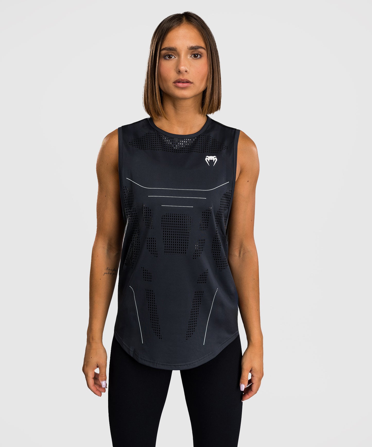 Venum Technical 3.0 Damen Dry Tech Tank Top - Grigio tempesta
