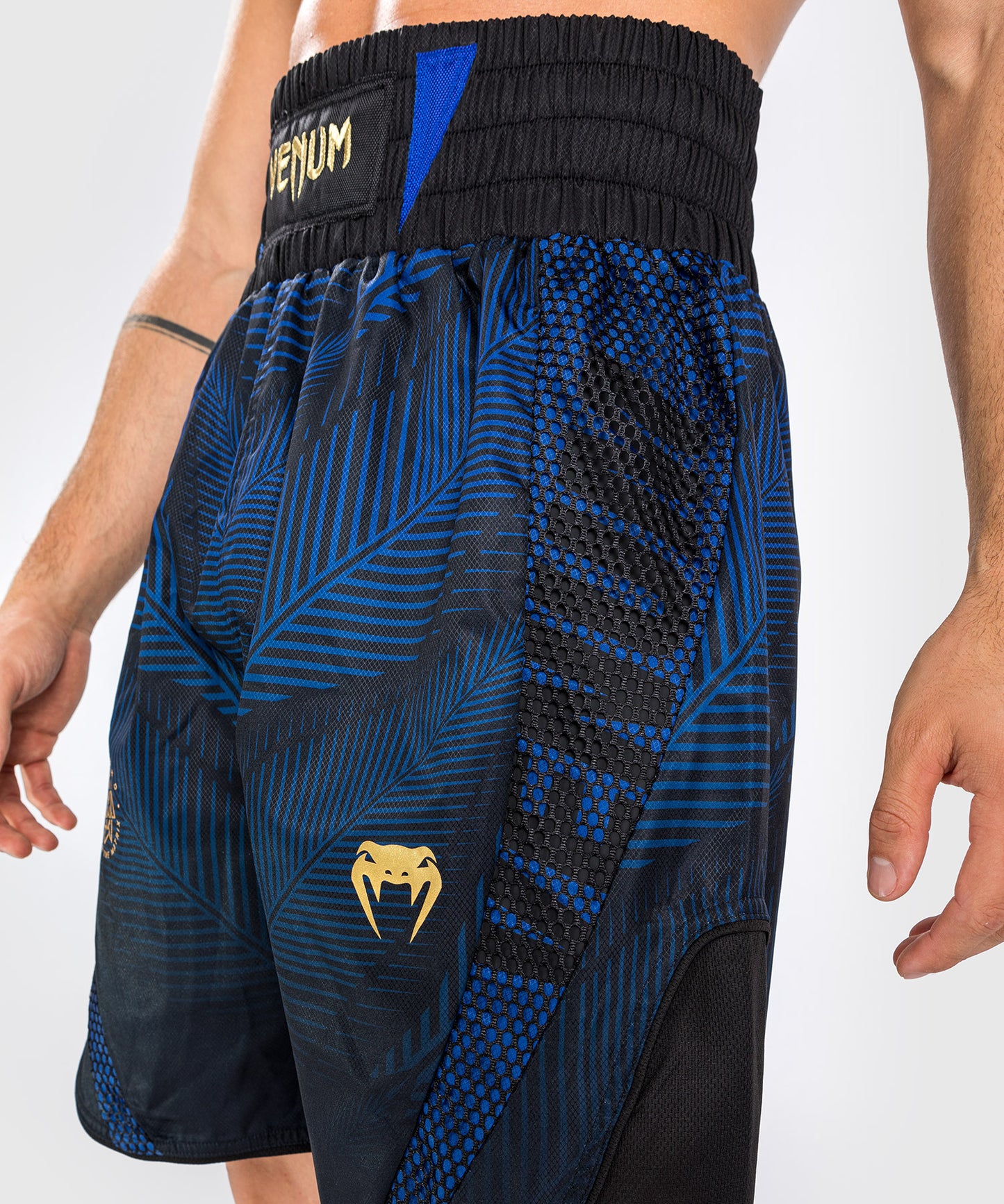 Venum Phantom Loma Short de Boxeo - Negro/Azul
