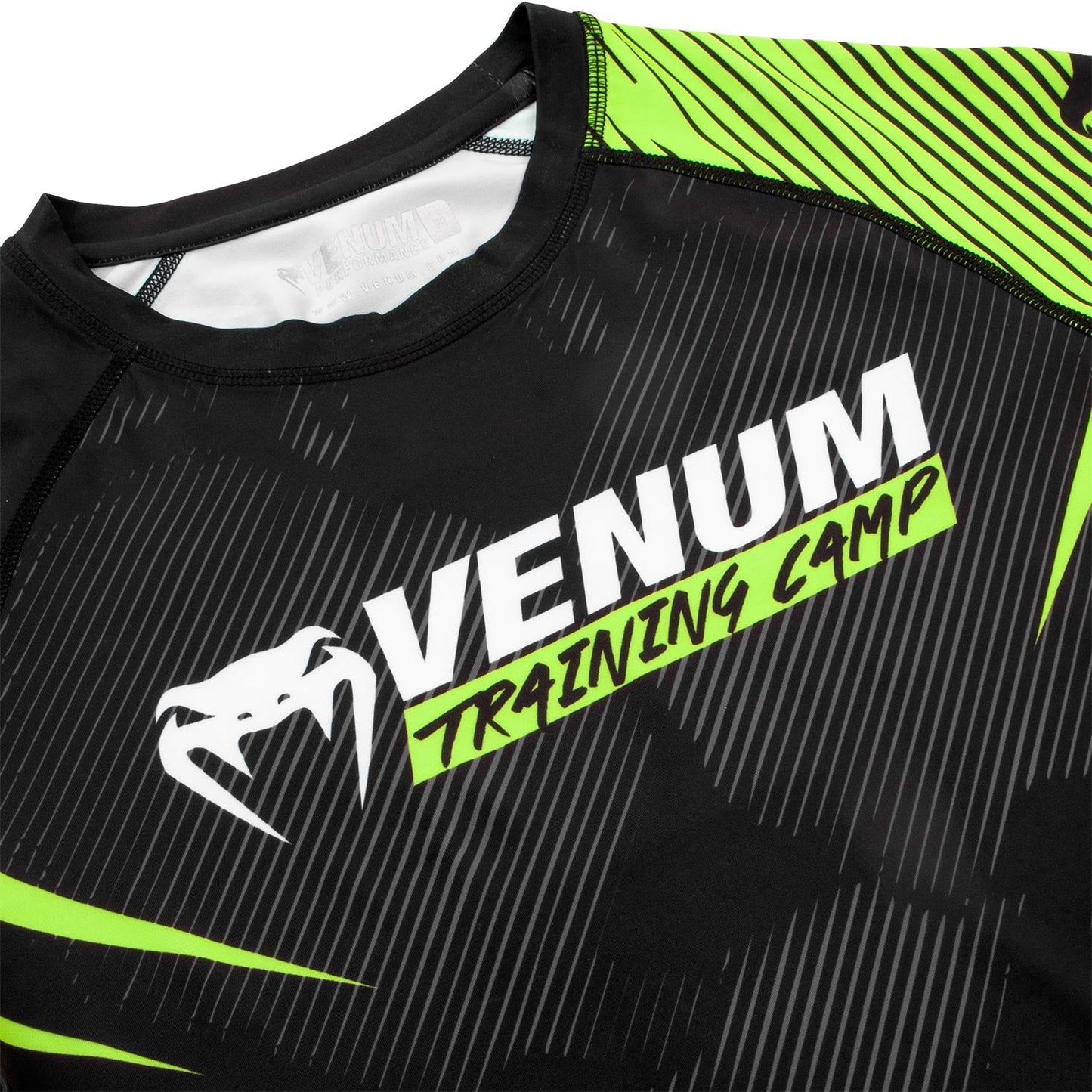 Venum Training Camp 2.0 Rashguard - Langarm - Schwarz/Fluo Gelb
