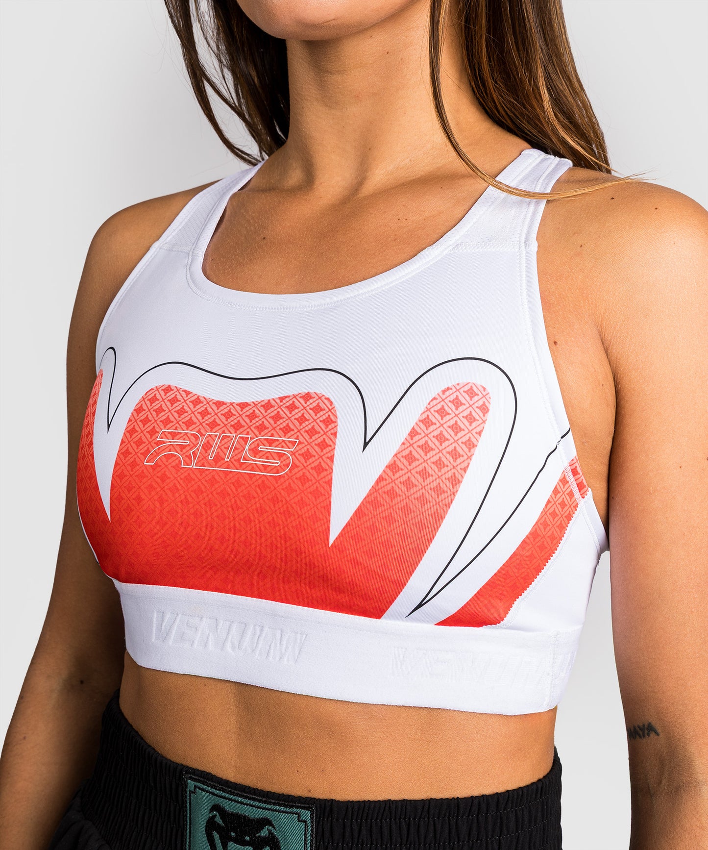 Venum x RWS 2.0 Women’s Sports Bra - White/Red