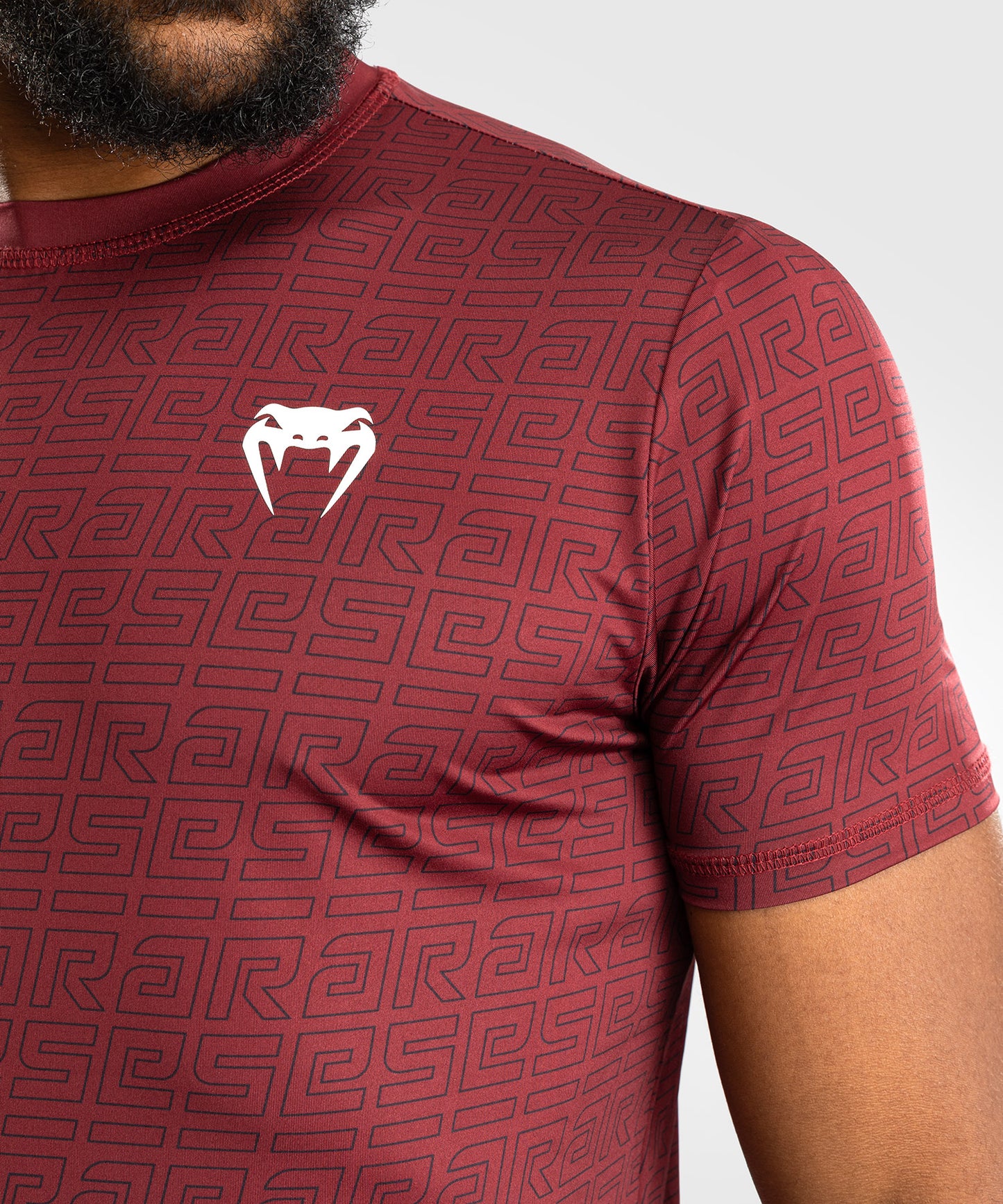 Venum x Ares Herren Dry-Tech T-shirt - Burgunder