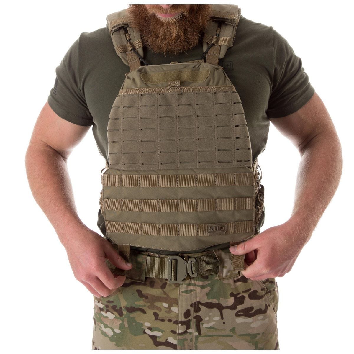 5.11 Tactical TacTec Gewichtsweste mit Plattenträger – Beige