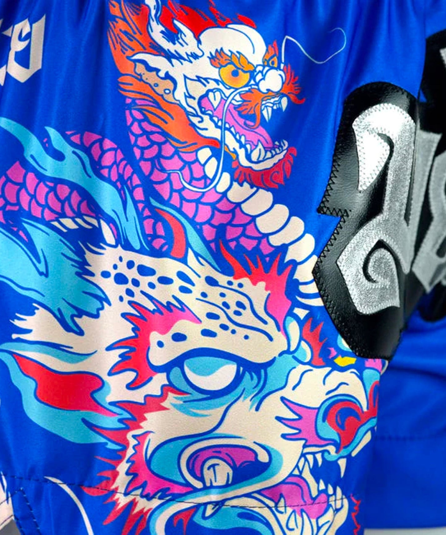 Tuff Dragonforce Pantaloncini da Muay Thai - Blu