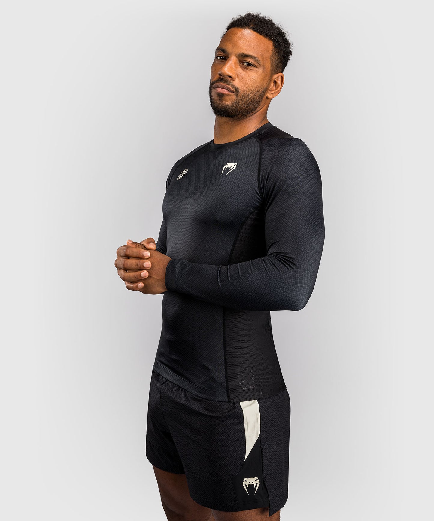 Rashguard à Manches Longues Venum x Roger Gracie Academy - Noir