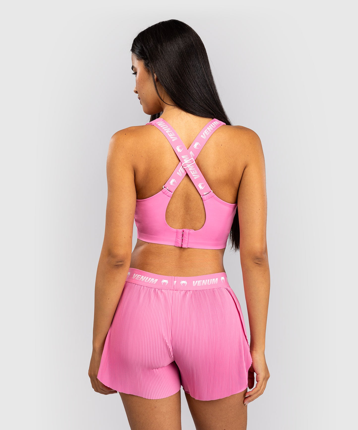 Brassière de Sport pour Femmes Venum Essential X - Rose Bonbon