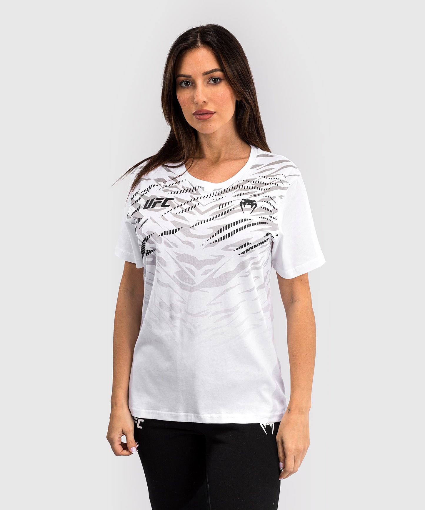 UFC Fusion by Venum Replica Camiseta de Manga Corta para Mujer - Blanco