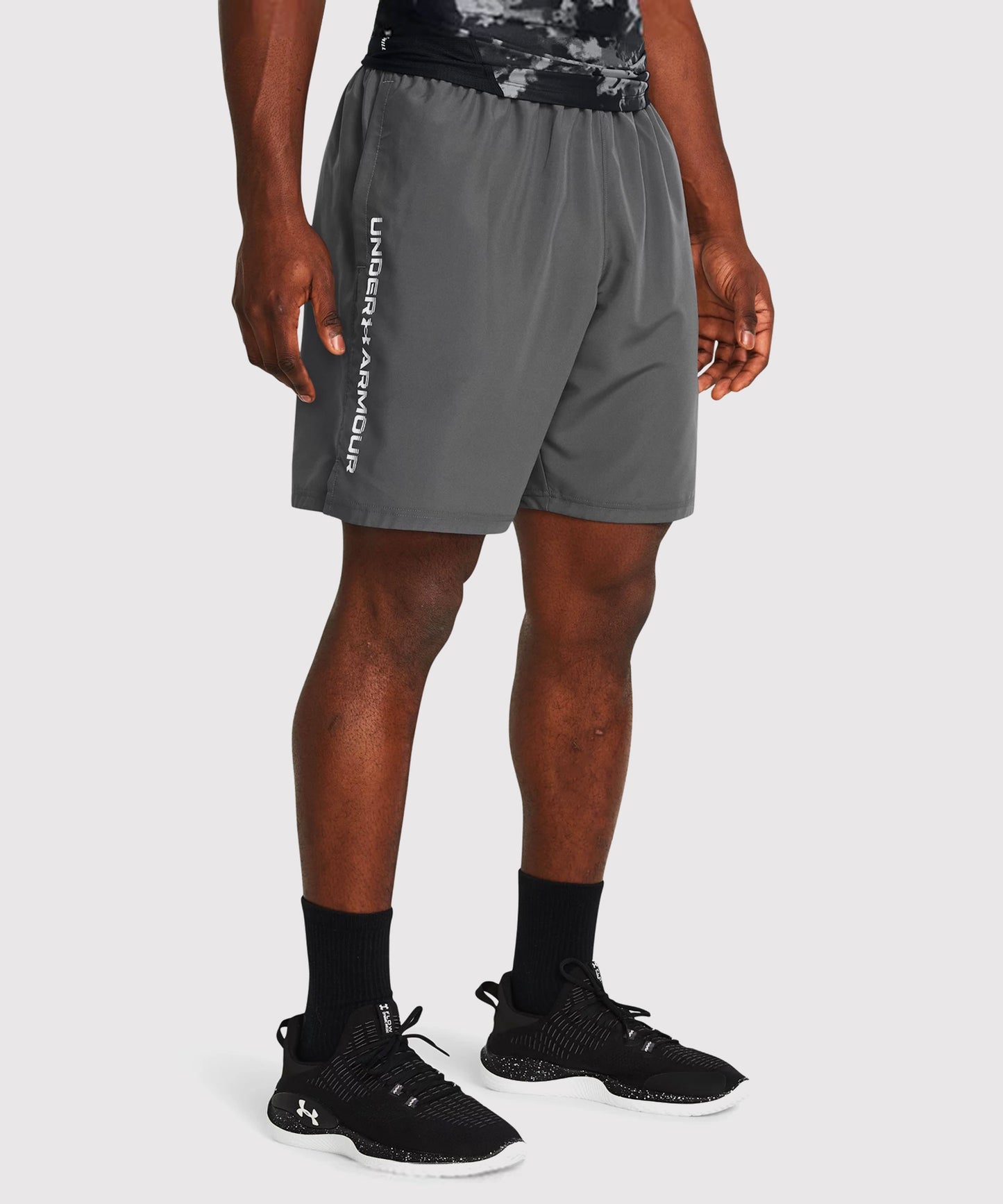 Under Armour Ua Woven Wordmark Fightshorts – Dunkelblau