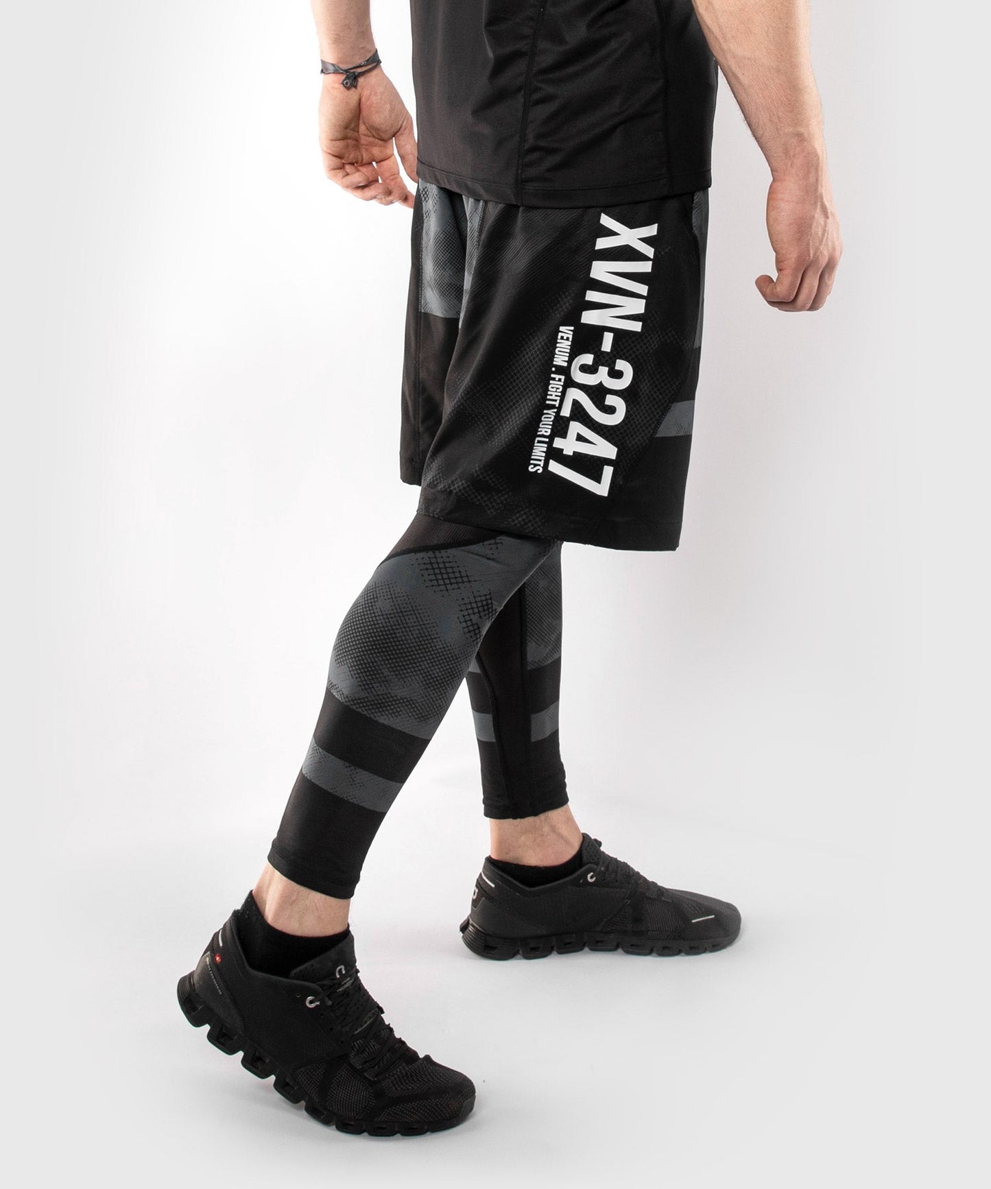 Fightshort Venum Sky247 - Noir/Gris