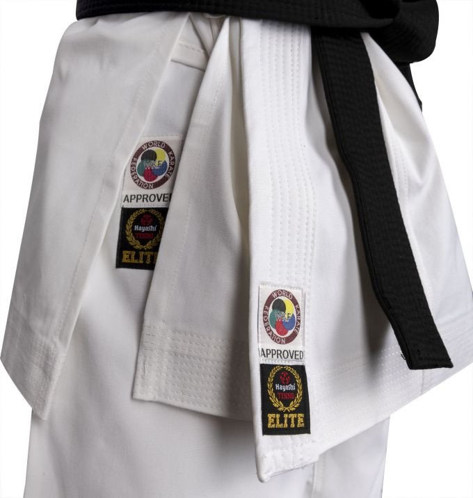 Hayashi Tenno Elite Wkf Karate Kimono - Weiß