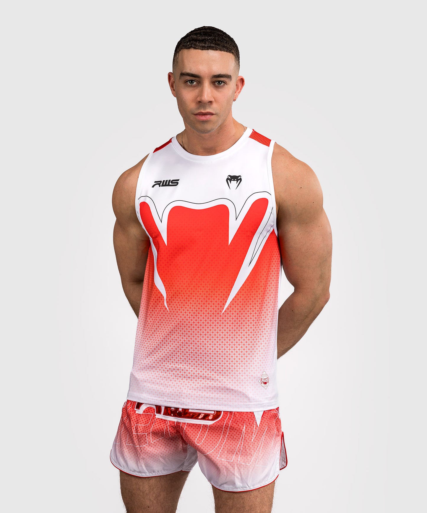 Venum x RWS 2.0 Men’s Dry-Tech Tank Top - White/Red