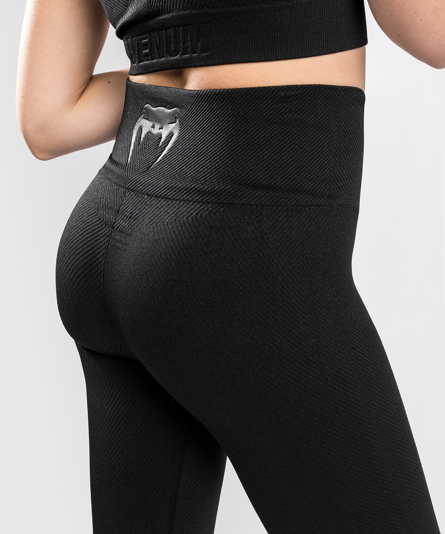 Venum Sparring Seamless Leggings ⅞ - Schwarz