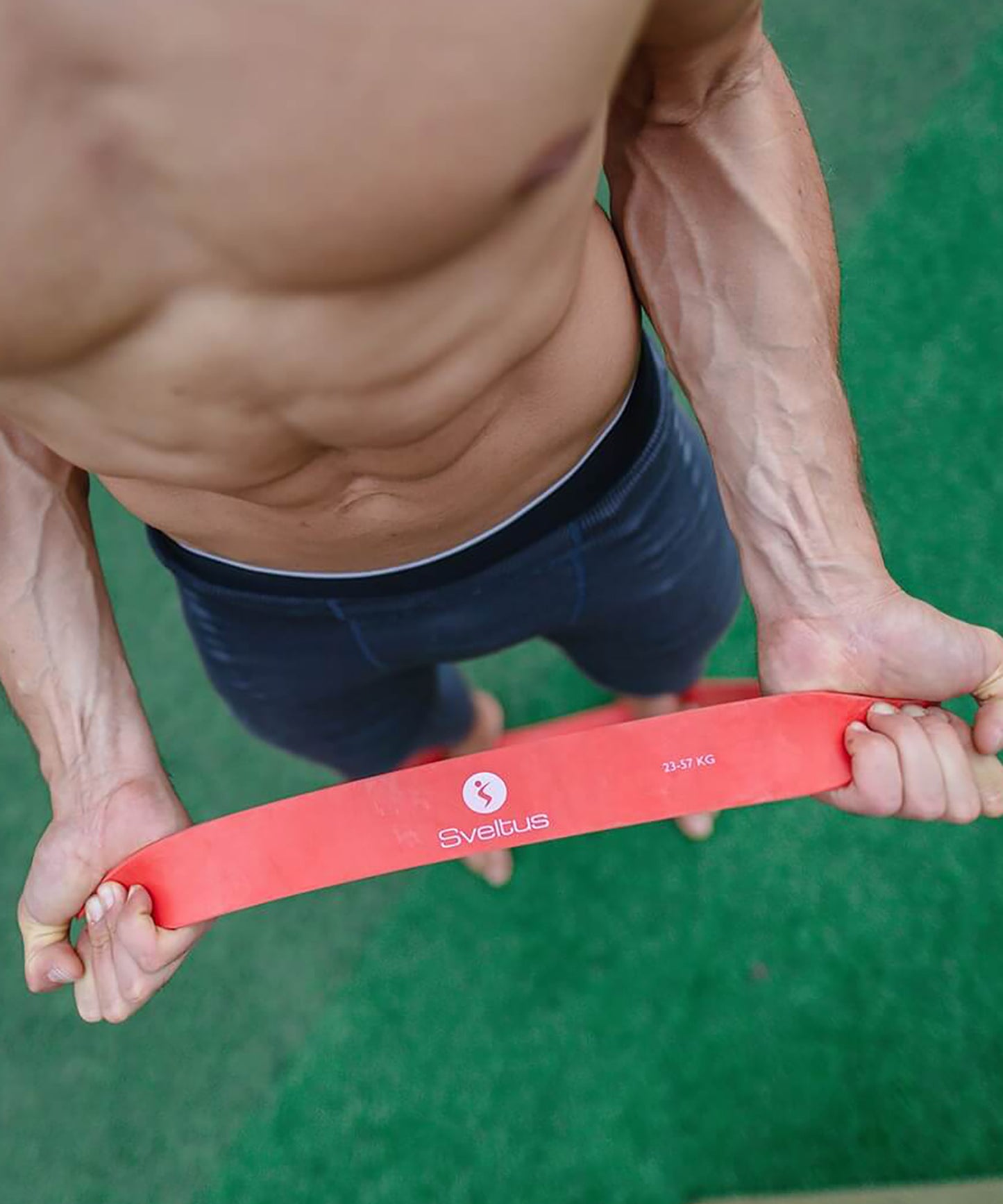 Sveltus Power Band – 23/57 kg – Rot