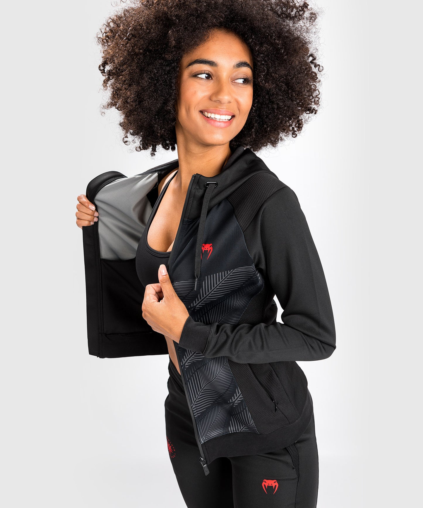 Venum Phantom Hoody - For Women - Black/Red