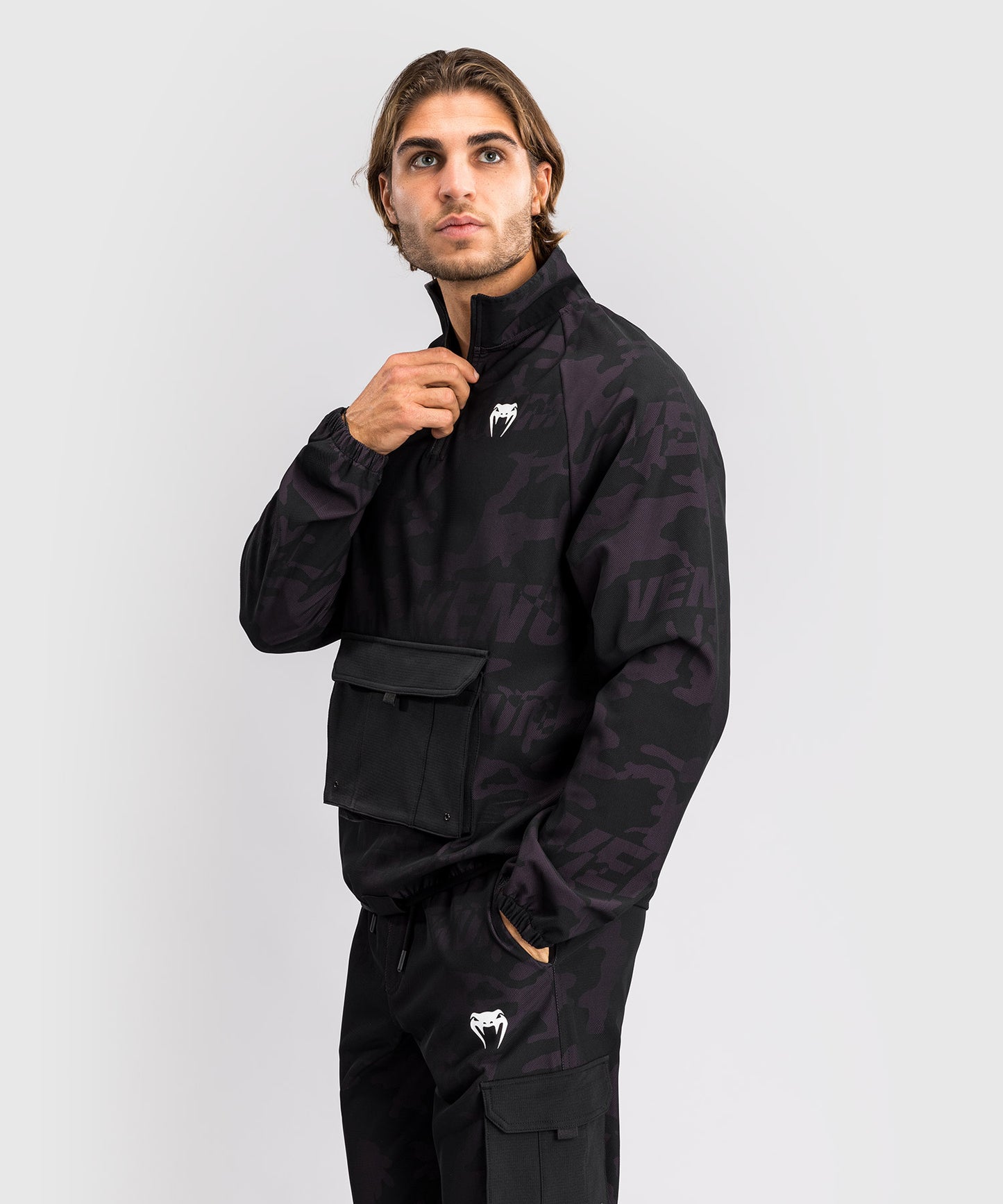 Venum Trooper Herren Trainingsanzug Jacke - Schwarz/Lila