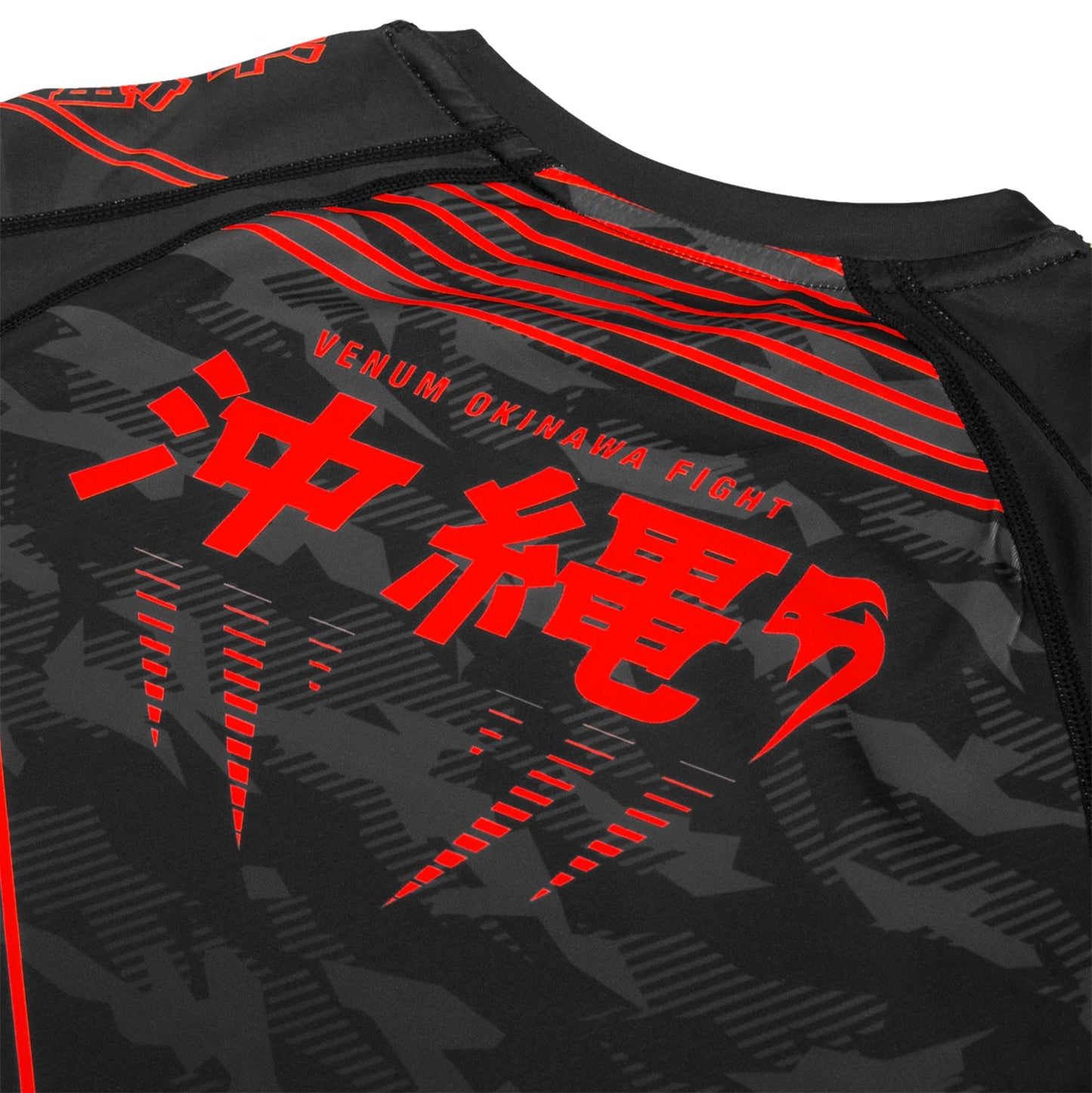 Rashguard Venum Okinawa 2.0 - Long Sleeve - Black/Red