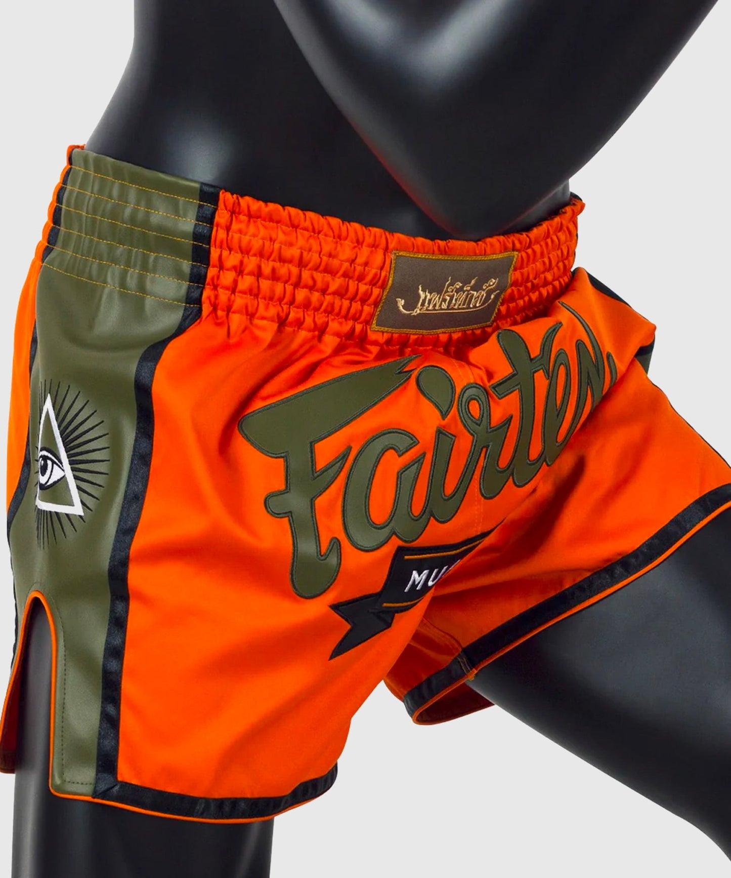 Fairtex Pantalones de Muay Thai - Naranja