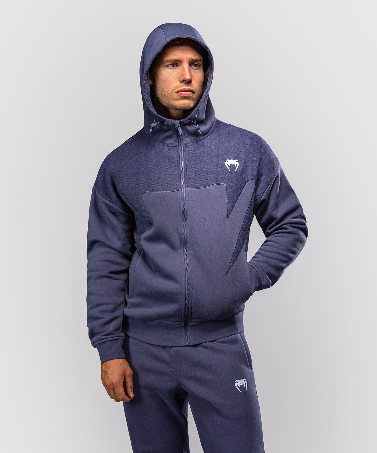 Veste de survêtement Venum Attack Fleece & Weave - Bleu