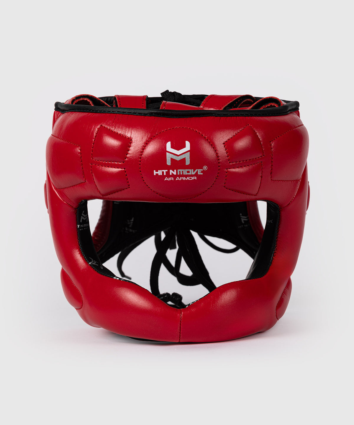 Hit N Move Box-Kopfschutz mit Stange - Rot
