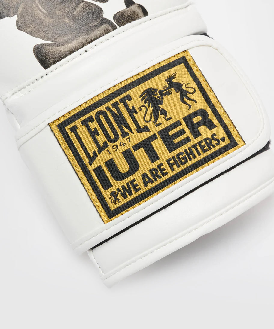 Gants de Boxe Leone X Iuter - Blanc