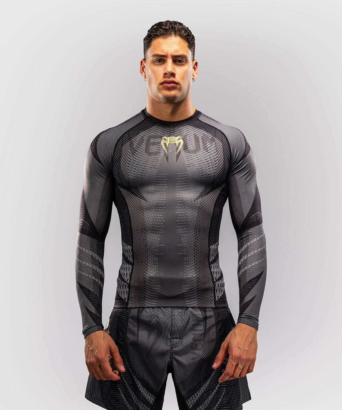 Venum Galactic 3.0 Rashguard Manga Larga - Negro/Oro
