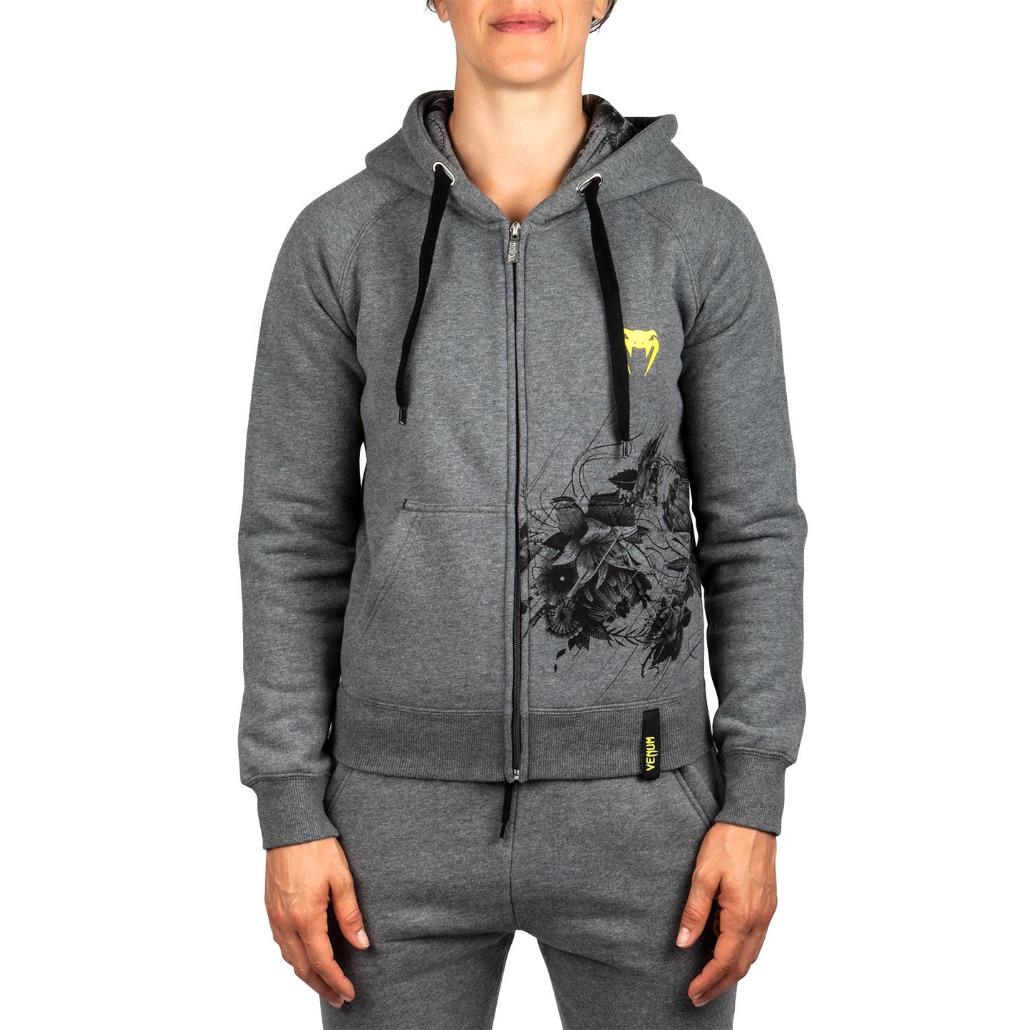 Venum Floral Hoody - Heidegrau - Für Frauen