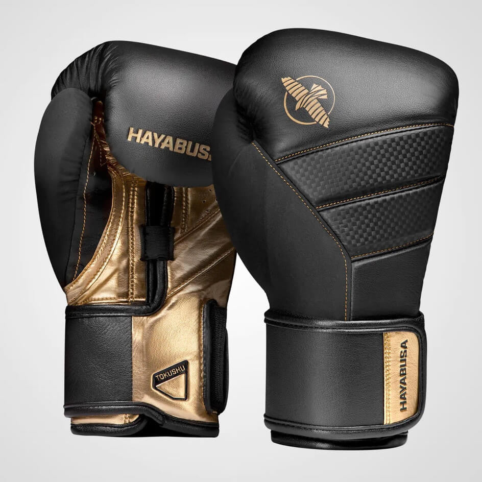Hayabusa T3 Boxhandschuhe - Schwarz/Gold