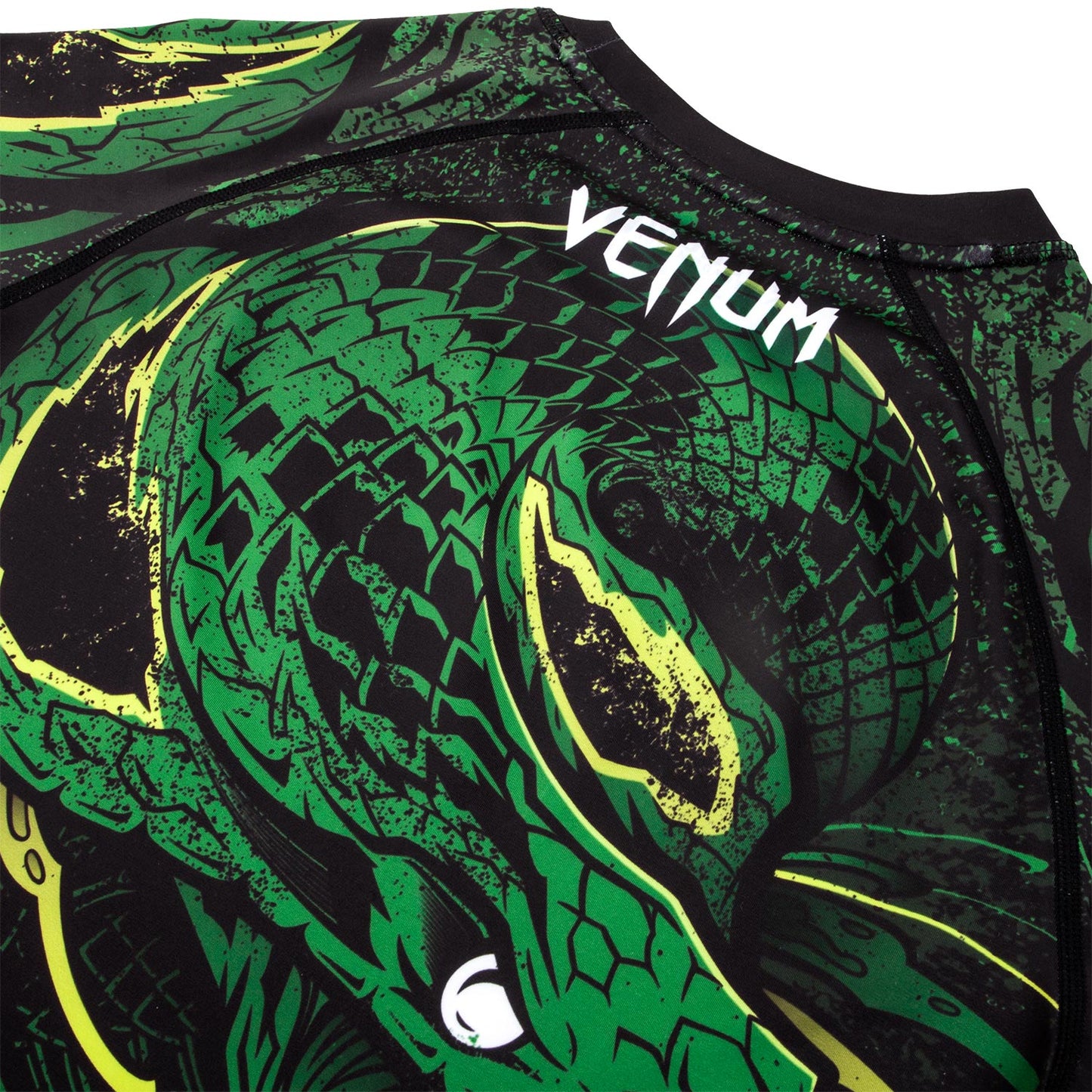 Rashguard Venum Green Viper - Short Sleeve - Black/Green