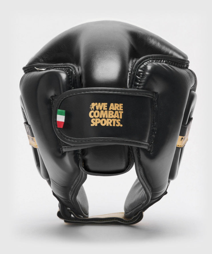 Leone DNA Casco de Boxeo - Negro