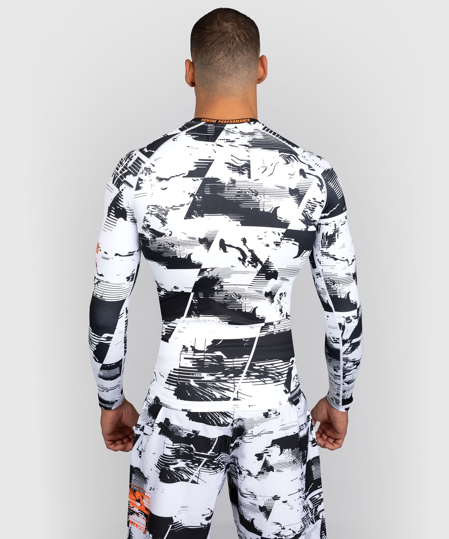 Rashguard manches longues Performance Homme UFC Zenith by Venum Authentic Fight Week - Blanc