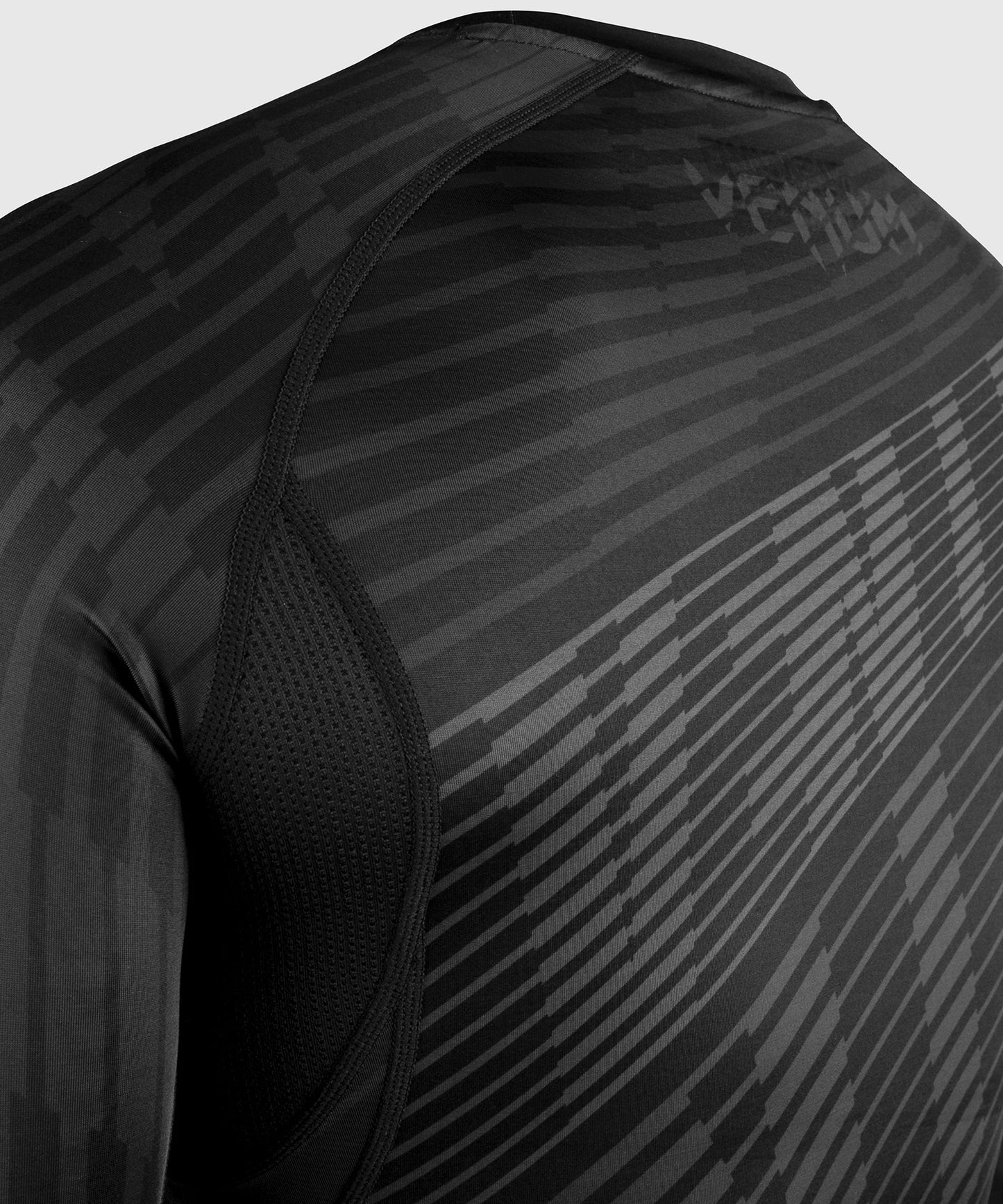 Rashguard Venum Plasma - Manches longues - Noir/Noir