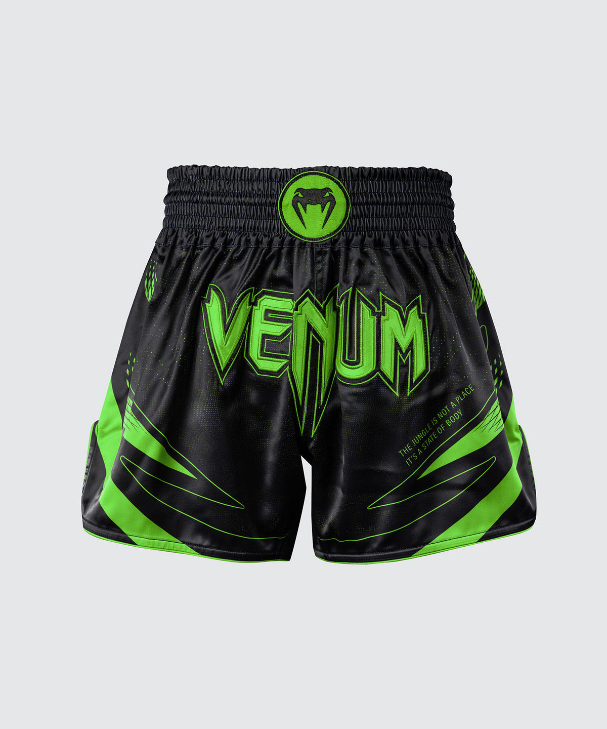 Venum Amazonia Reborn Muay-Thai-Shorts - Schwarz/Grün