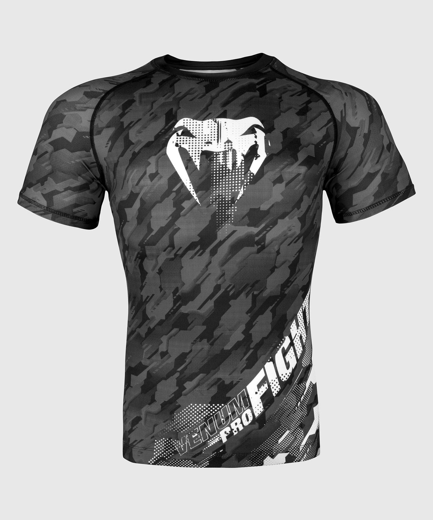Rashguard Venum Tecmo - Manches courtes - Gris