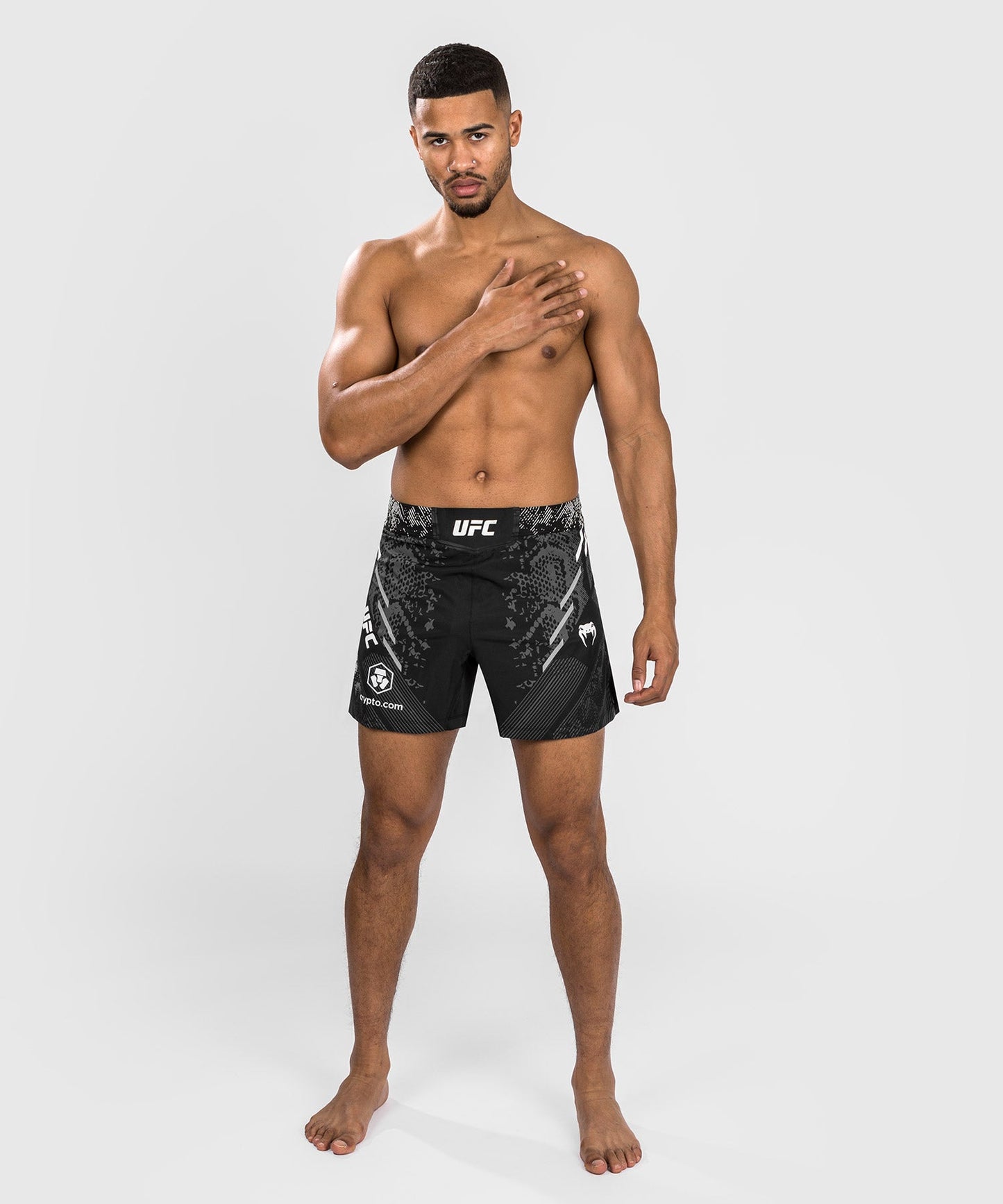 UFC Men's Adrenaline by Venum Authentic Fight Night Short - Black