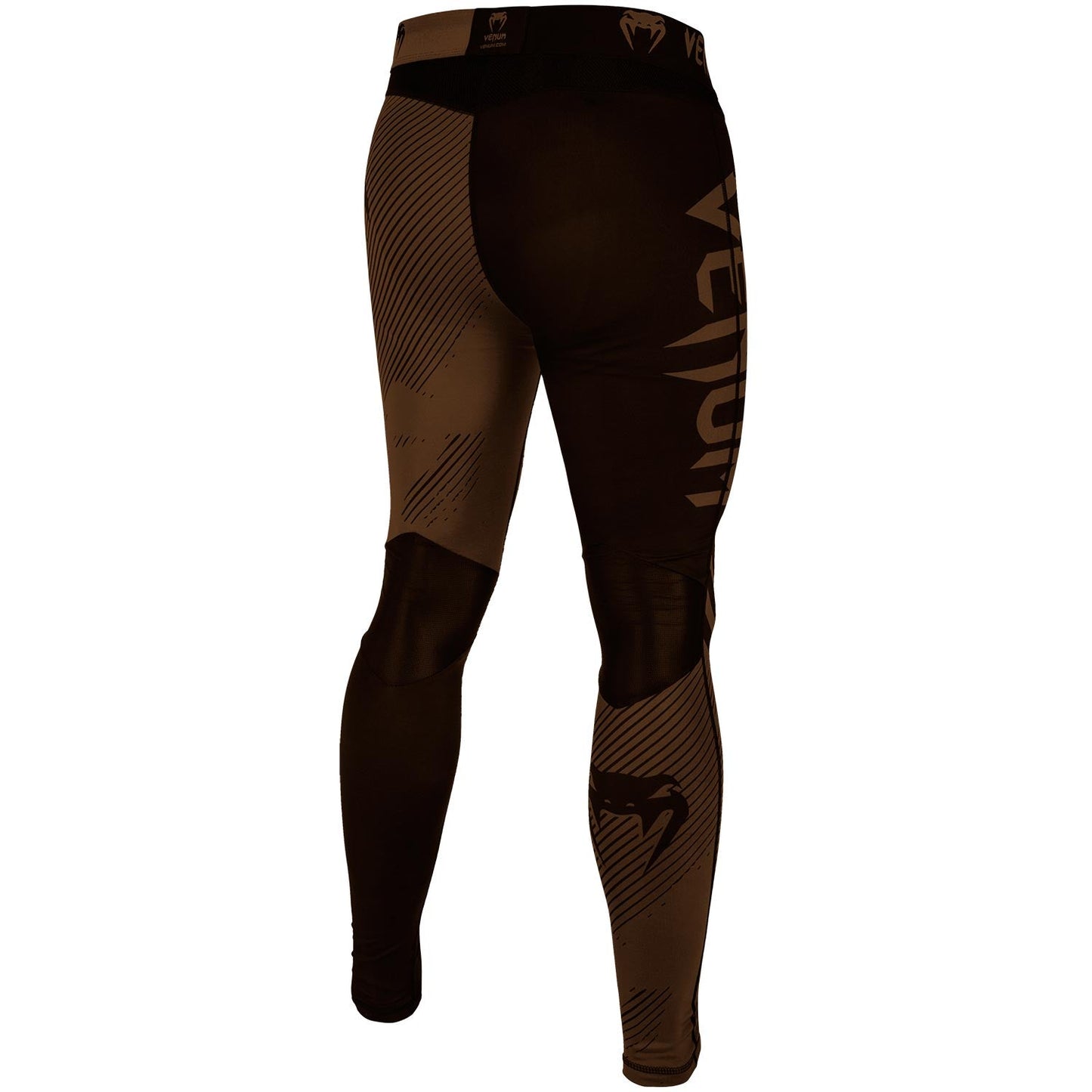 Pantalon de Compression Venum NoGi 2.0 Approuvé IBJJF - Noir/Marron