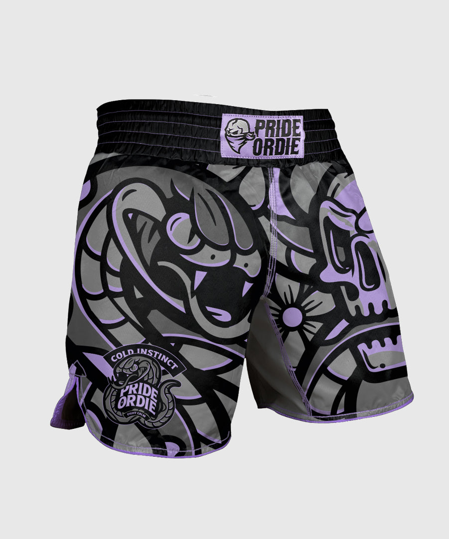 Pride Or Die Cold Instinct Fightshorts - Grey