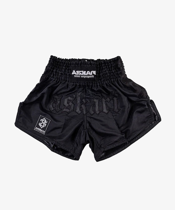 Askari Marlboro Muay Thai Shorts - Schwarz