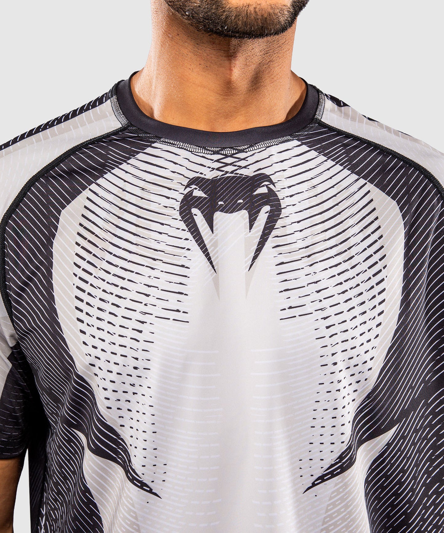 Venum Galactic 3.0 Camiseta Dry Tech - Blanco Hueso/Negro