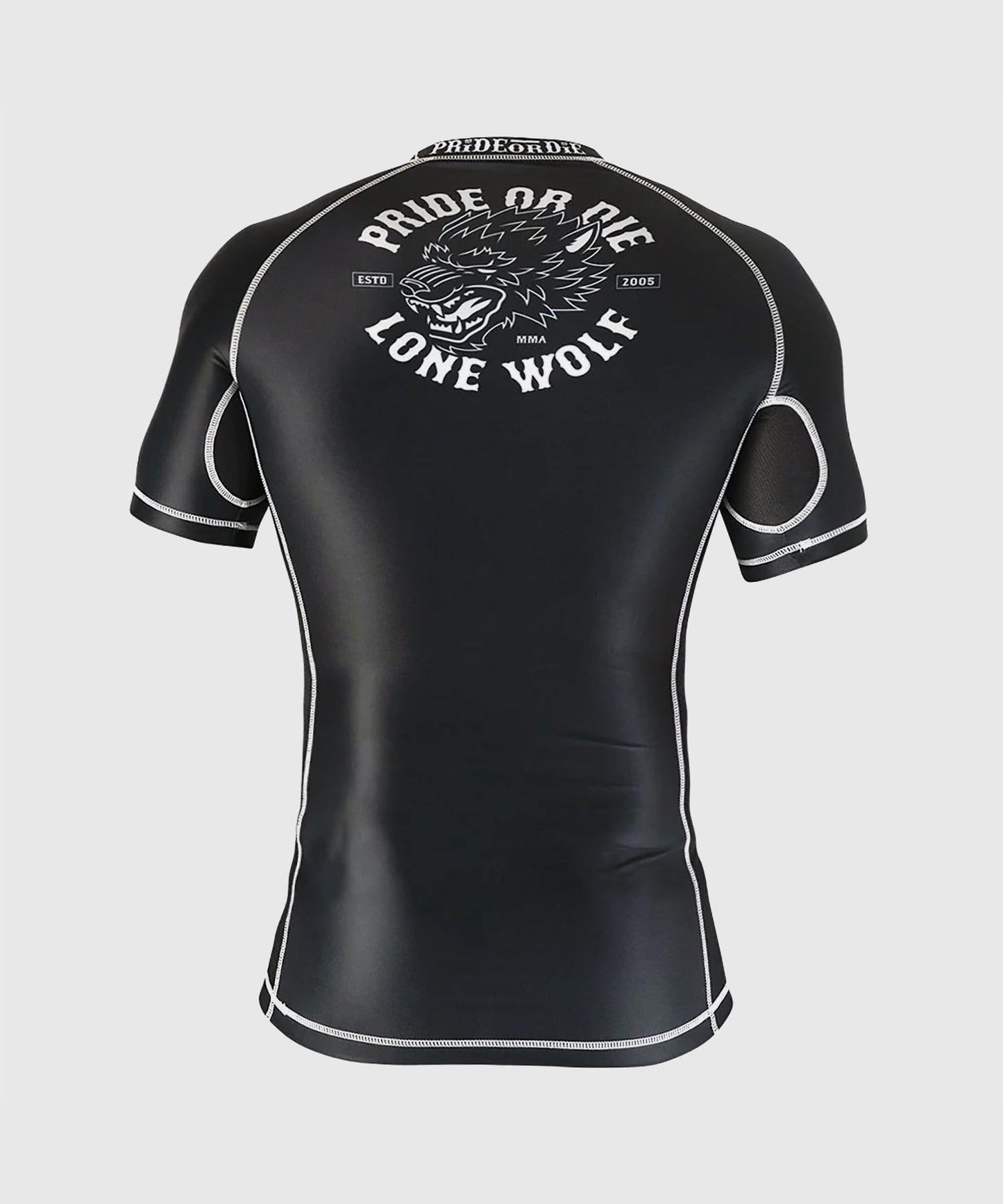 Pride Or Die Lone Wolf Rashguard - Negro