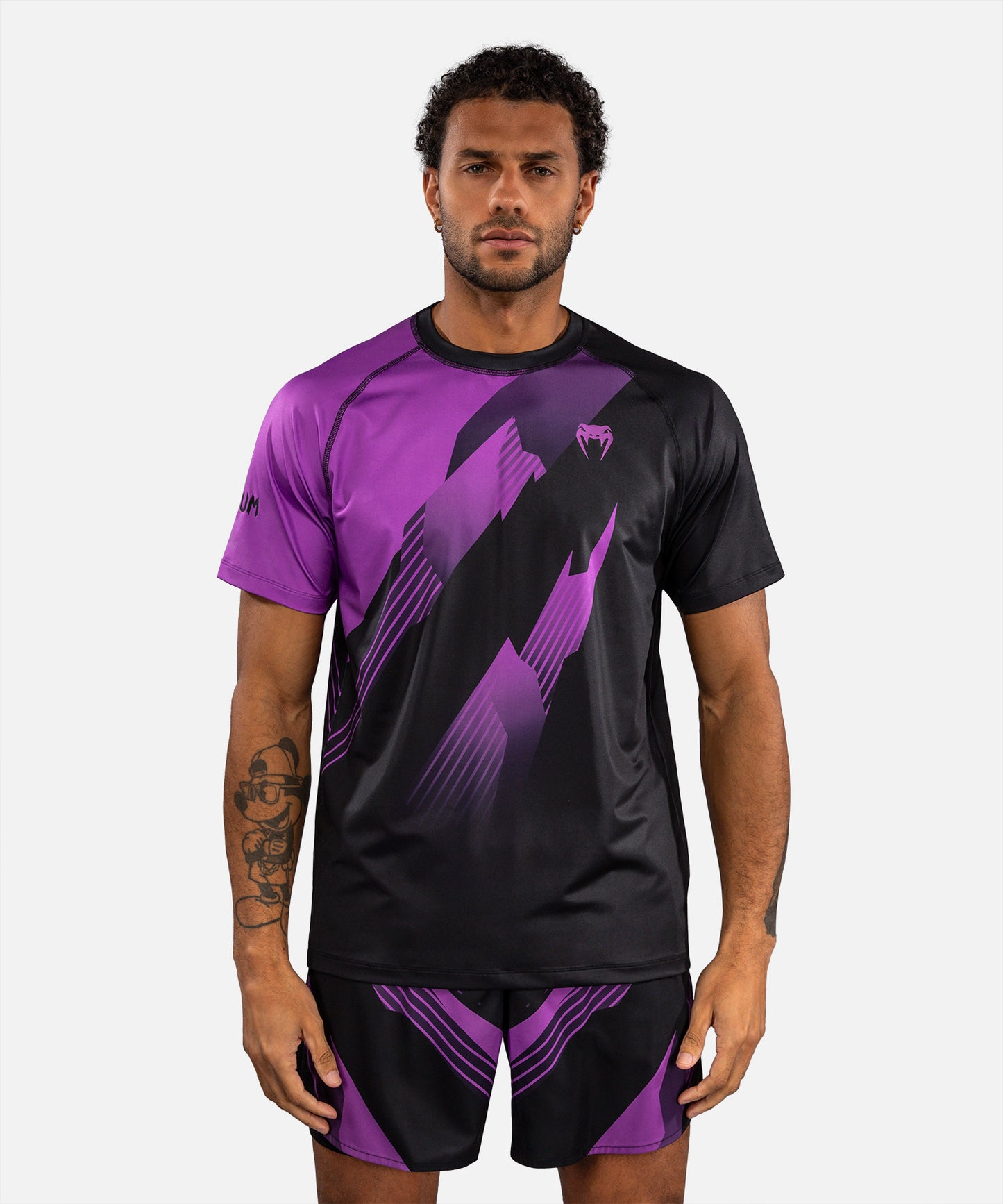 Venum No-Gi 6.0 Camiseta Dry Tech - Negro/Púrpura