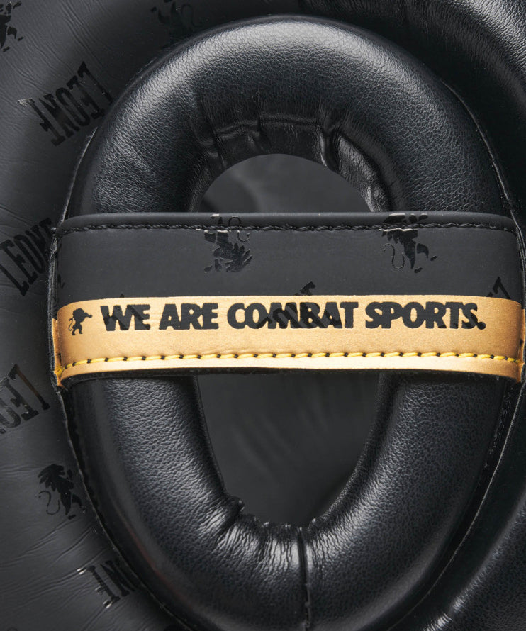 Leone DNA Casco de Boxeo - Negro