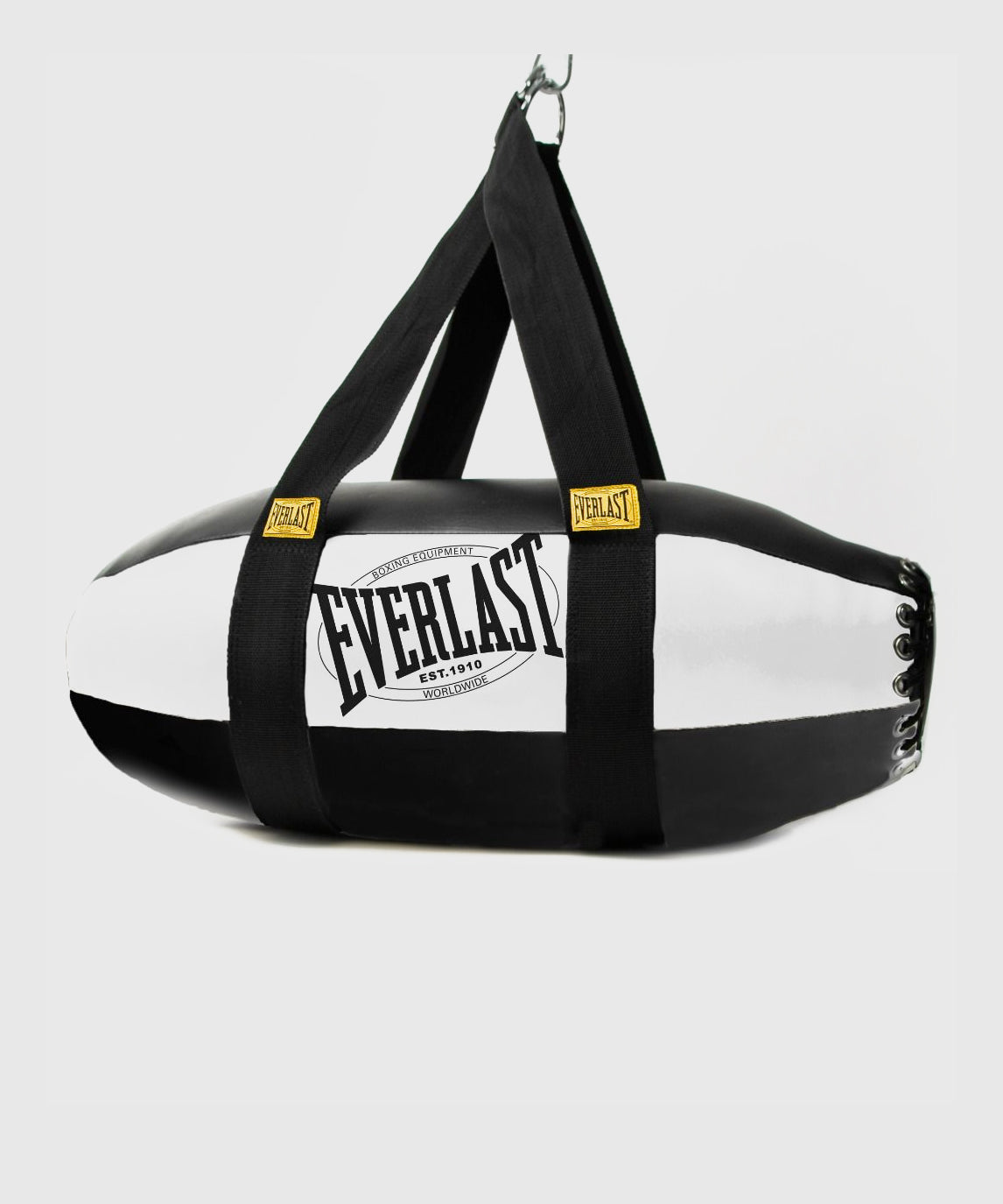 Everlast 1910 Torpedo Boxsack - Schwarz/Weiß