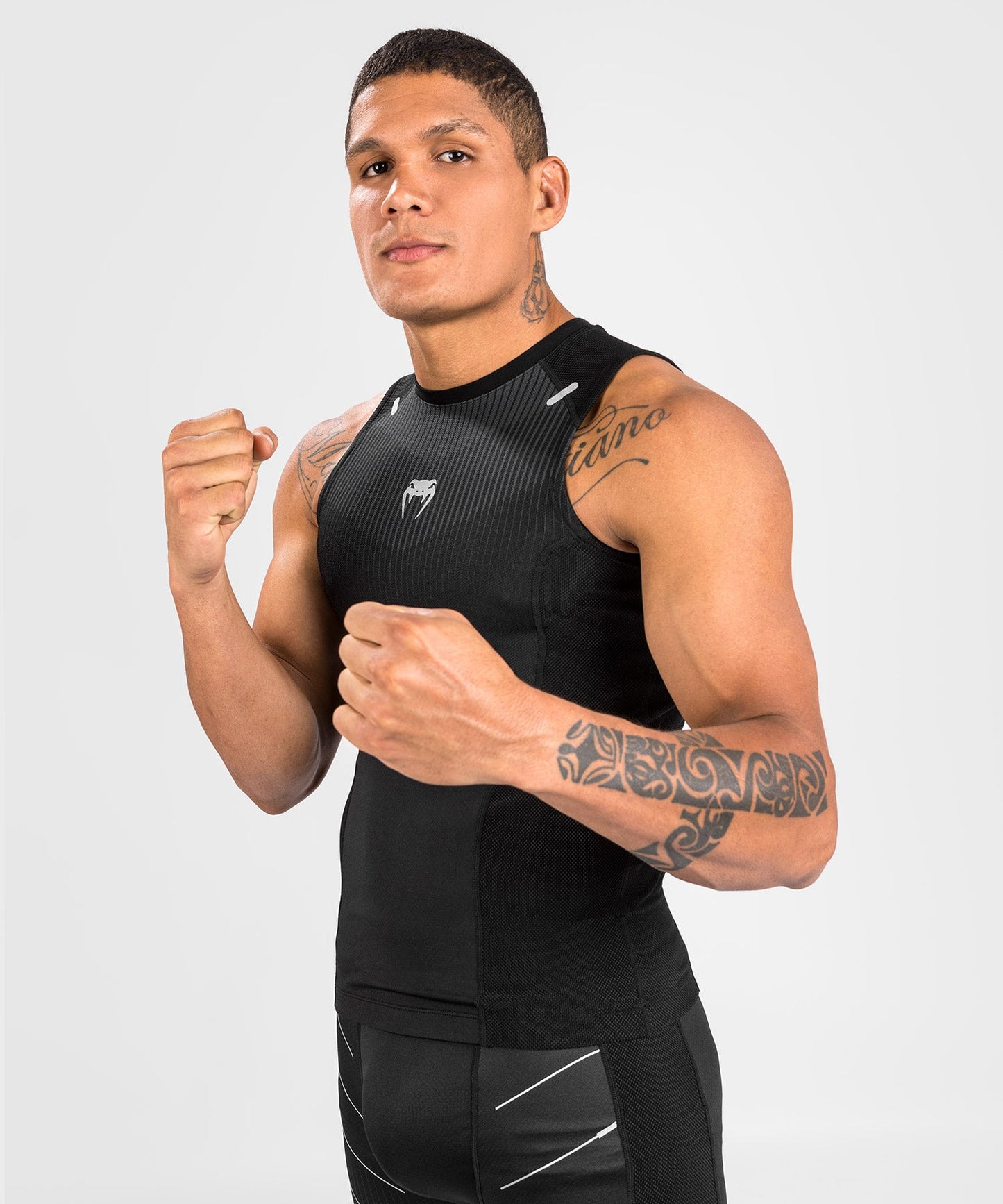 Venum Rashguard Ärmellos Biomecha - Schwarz/Grau