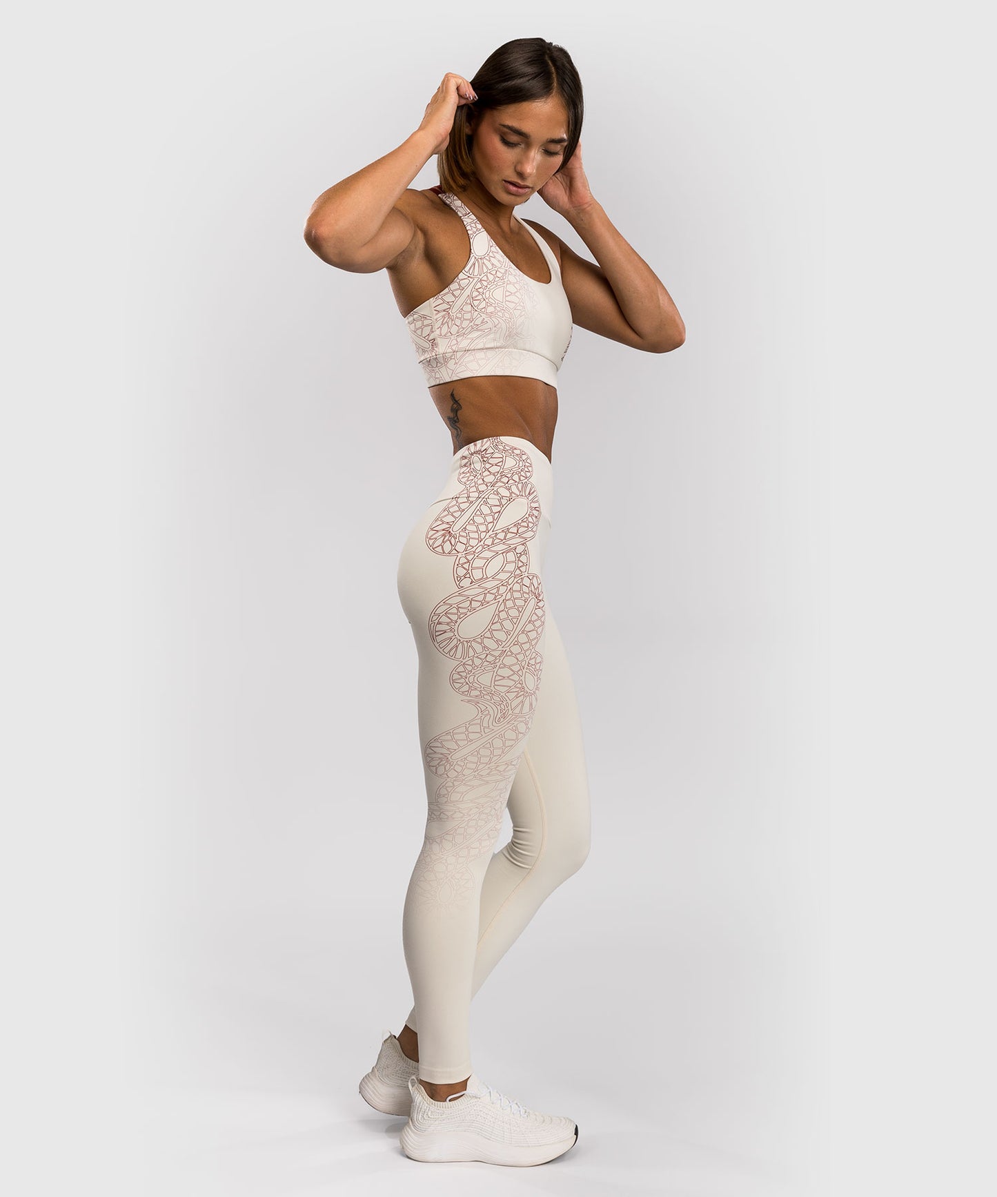 Venum Serpenti Leggings Donna – Avorio/Bordeaux